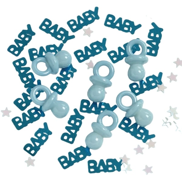 Creative Party Napp Baby Boy Confetti 14g Blå Blue 14g