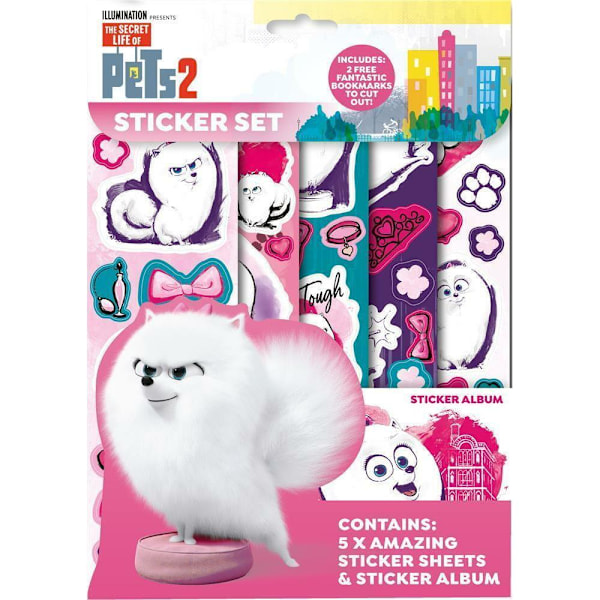 The Secret Life Of Pets 2 Stickers Set One Size Multicoloured Multicoloured One Size