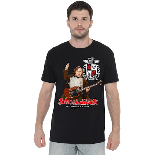 School of Rock Herr The Teacher Is In T-Shirt XXL Svart Black XXL