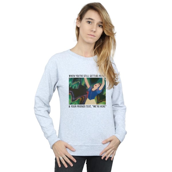 Disney Princess Dam/Damer Snövit Fortfarande Gör Sig Klar Sweatshirt S Sports Grey Sports Grey S