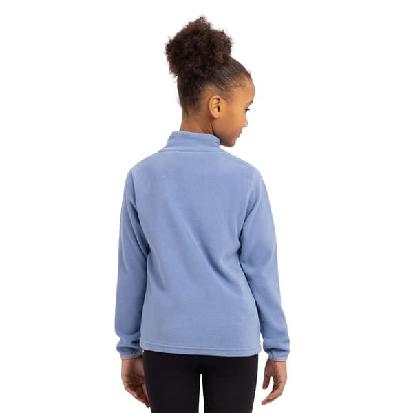 Trespass Barn/Flickor Sybil Microfleece 5/6 År Denim Blå Denim Blue 5/6 Years