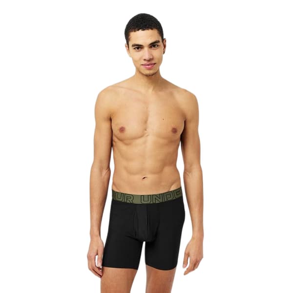 Under Armour Tech Boxer Briefs för män (2-pack) S Grön/Svart M Green/Black Marl S