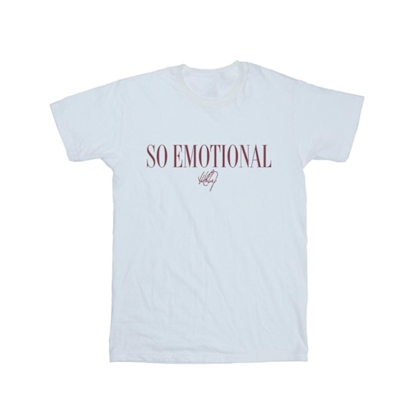 Whitney Houston Dam/Damer Så Emotionell Bomull Pojkvän T-Shirt XXL Vit White XXL