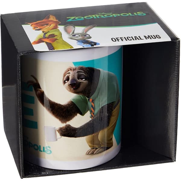 Zootropolis Chill Dude Mugg En Storlek Vit/Grön/Gul White/Green/Yellow One Size