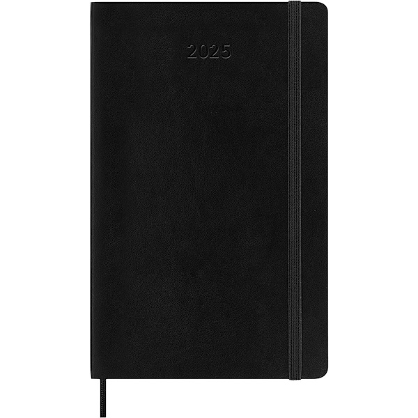 Moleskine 2025 Mjukpärmsplanerare En Storlek Solid Svart Solid Black One Size
