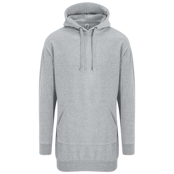 Awdis Dam/Kvinnor Heather Avslappnad Passform Hoodie Klänning 12 UK Värme Heather Grey 12 UK