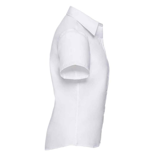 Russell Collection Dam/Damer Ultimate Kortärmad Skjorta 1 White 16 UK