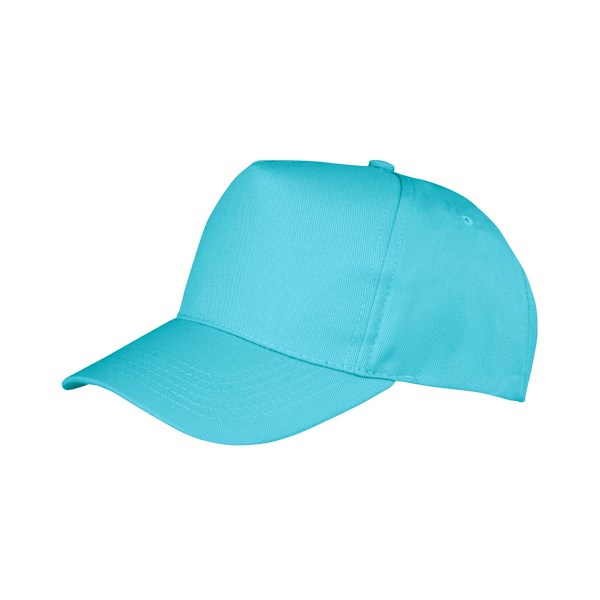 Result Unisex Core Boston 5 Panel Printers Baseball Cap One Size Aqua One Size
