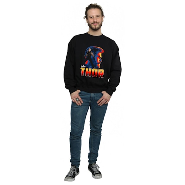 Marvel Herr Avengers Infinity War Thor Karaktär Sweatshirt XXL Black XXL