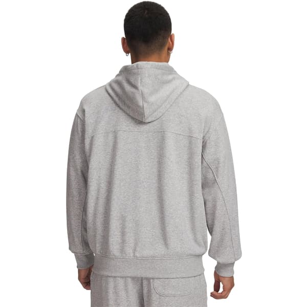 Under Armour Rival Full Zip-huvtröja för herrar M Grå/Svart Grey/Black M