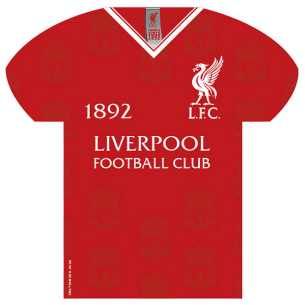 Liverpool FC tröjformad skylt One Size Röd Red One Size