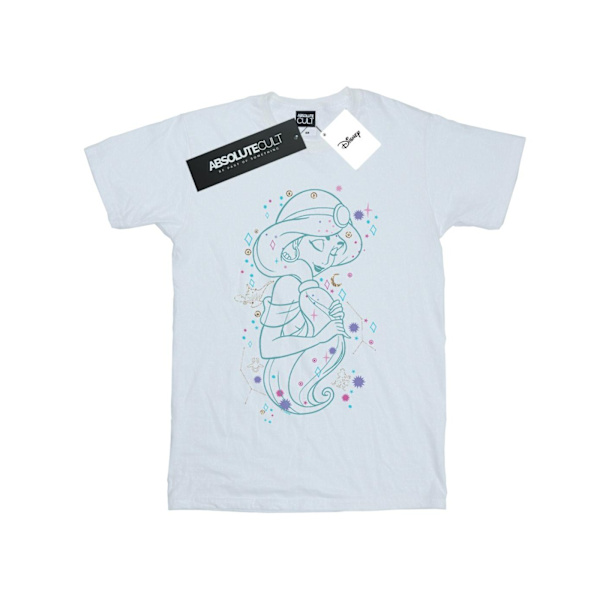 Disney Aladdin Princess Jasmine Written In The Stars T-shirt för män White M