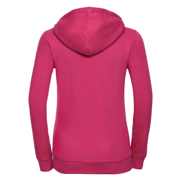 Russell Dam/Kvinnor Äkta Full Zip Hoodie L Fuchsia Fuchsia L