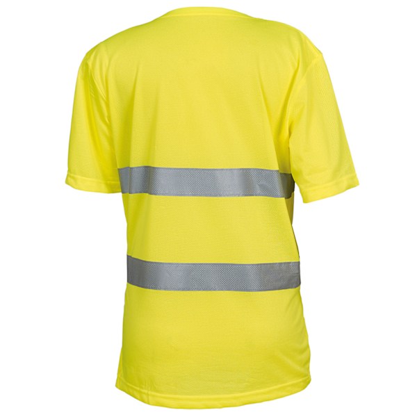 Yoko Hi-Vis lättviktig V-ringad T-shirt 3XL gul Yellow 3XL