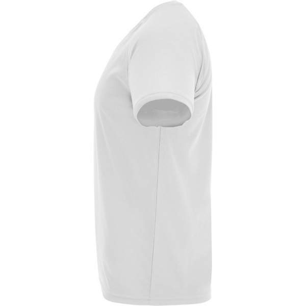 Roly Bahrain T-shirt för män, kortärmad, sport, 3XL, vit White 3XL