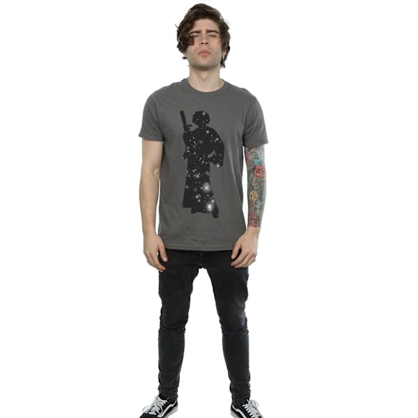 Star Wars Herr Princess Leia Stars T-Shirt XXL Charcoal Charcoal XXL