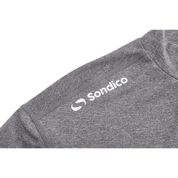 Sondico Herr Mock Neck Underställströja L Grå Grey L