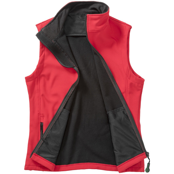 Result Dam/Kvinnor Softshell Body Warmer M Röd/Svart Red/Black M