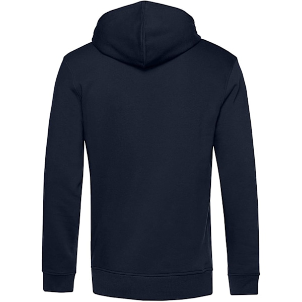 B&C Herr Zippade Hoodie M Marinblå Navy M