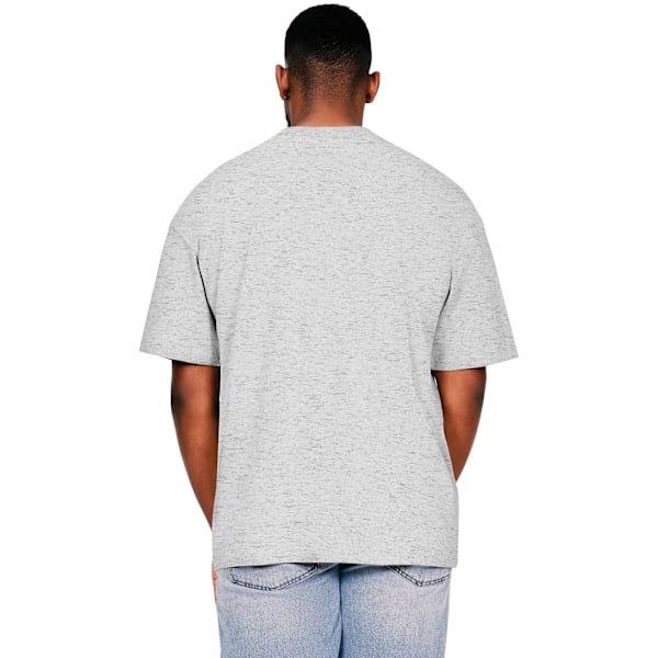Casual Classics Herr Ringspun Bomull Förlängd Halsringning Oversize Heather Grey M