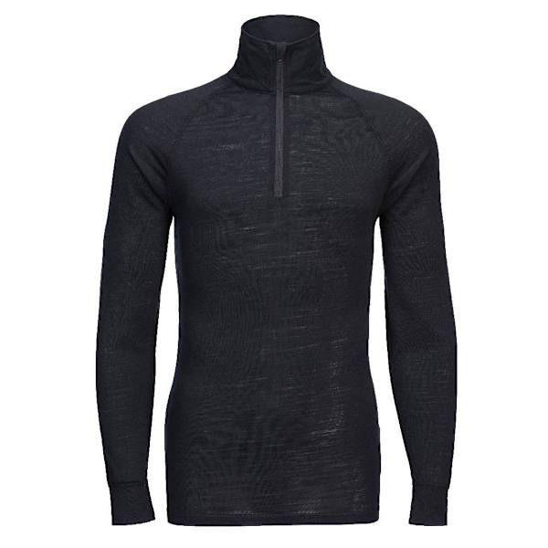Portwest Unisex Vuxen Merinoull Kvartsdragkedja Baslager Topp S Black S
