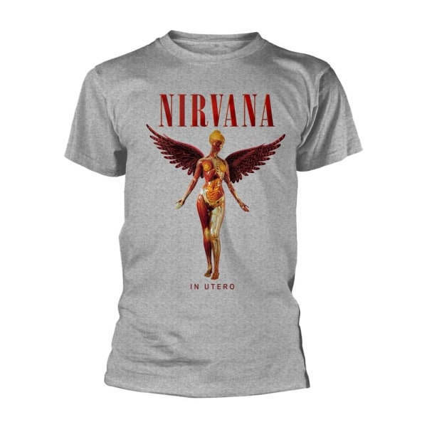 Nirvana Unisex Vuxen In Utero T-shirt L Grå Grey L