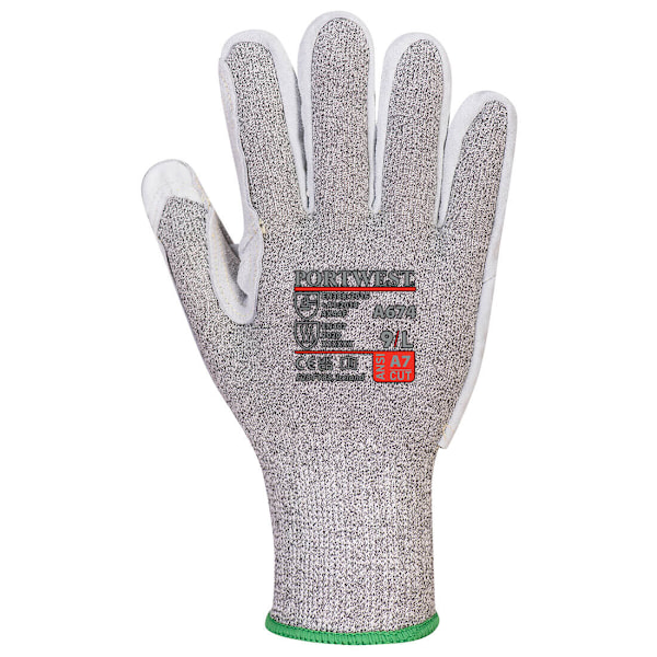 Portwest Unisex Adult A674 CS F13 Läder Skärbeständiga Handskar Black M