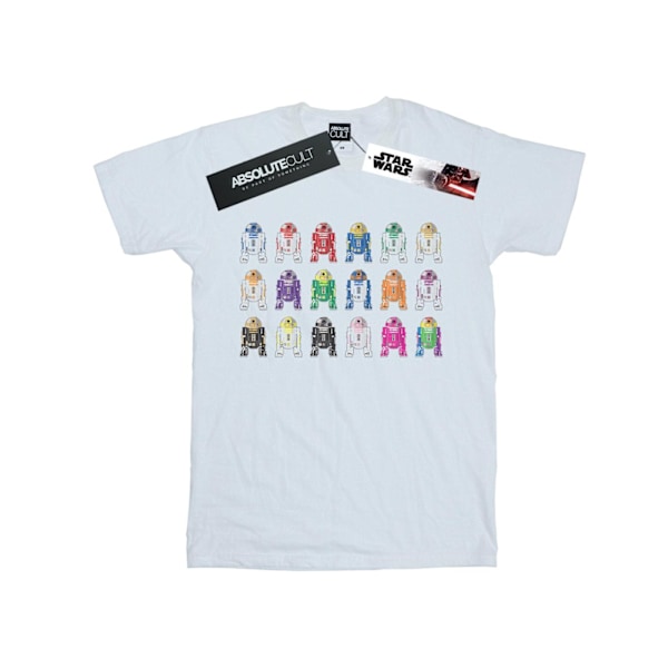 Star Wars Dam/Damer R2-enheter Bomull Boyfriend T-shirt M Vit White M
