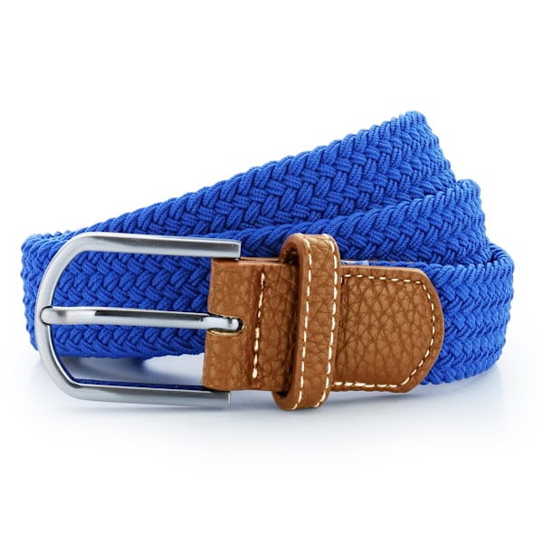Asquith & Fox Herr Flätad Stretchbälte En Storlek Royal Royal One Size