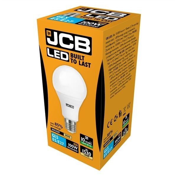 JCB LED A60 1520lm Opal 15w glödlampa E27 2700k One Size Vit White One Size