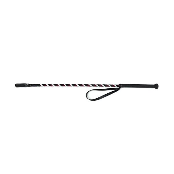 HySCHOOL Spiral Ridpiska 65cm Bourgogne/Svart/Silver Burgundy/Black/Silver 65cm