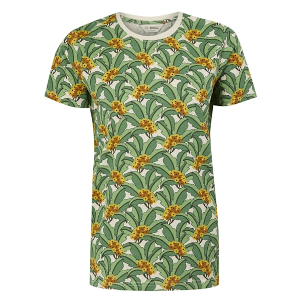 Regatta Dam/Dam Orla Kiely Tropisk T-shirt 8 UK Grön Green 8 UK