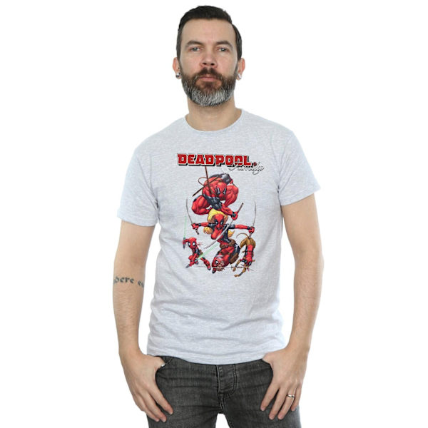 Marvel Deadpool Family T-shirt S Sports Grey Sports Grey S