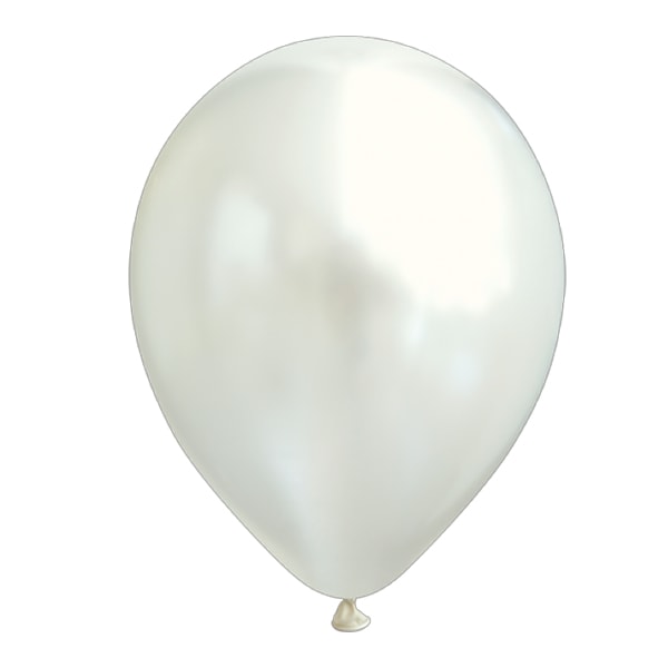 Kalisan Latex Pärlballong (2-pack) One Size Vit White One Size