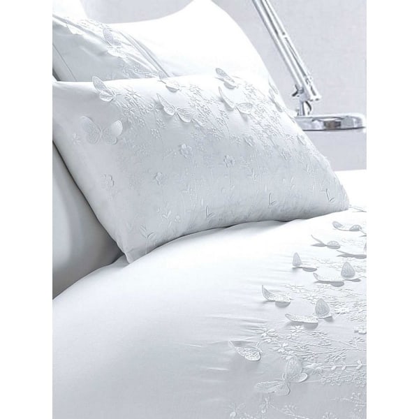 Rapport Papillon Påslakan Set Superking Vit White Superking