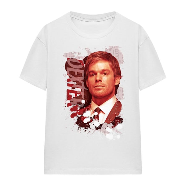 Dexter Unisex Vuxen Splatter T-Shirt M Vit White M