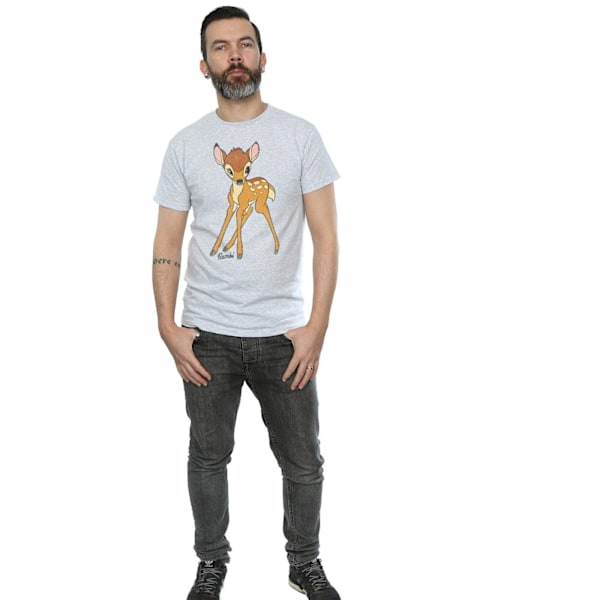 Bambi Klassisk T-shirt XXL Sports Grey för män Sports Grey XXL