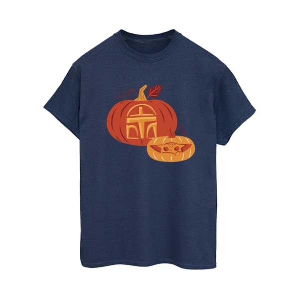 Star Wars: The Mandalorian Dam/Kvinnor Pumpa Bomull Boyfriend Navy Blue 3XL