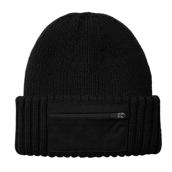 Beechfield Unisex Vuxen Zip Patch Mössa One Size Svart Black One Size