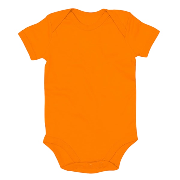 Babybugz Baby Unisex Bomull Body 3/6 Månader Orange Orange 3/6 Months