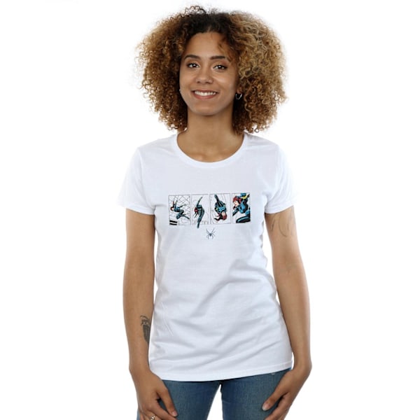 Marvel Comics Dam/Kvinnor Black Widow Serietidning Bomull T-shirt White L