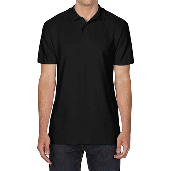 Gildan Unisex Adult Softstyle Polo Shirt 3XL Svart Black 3XL