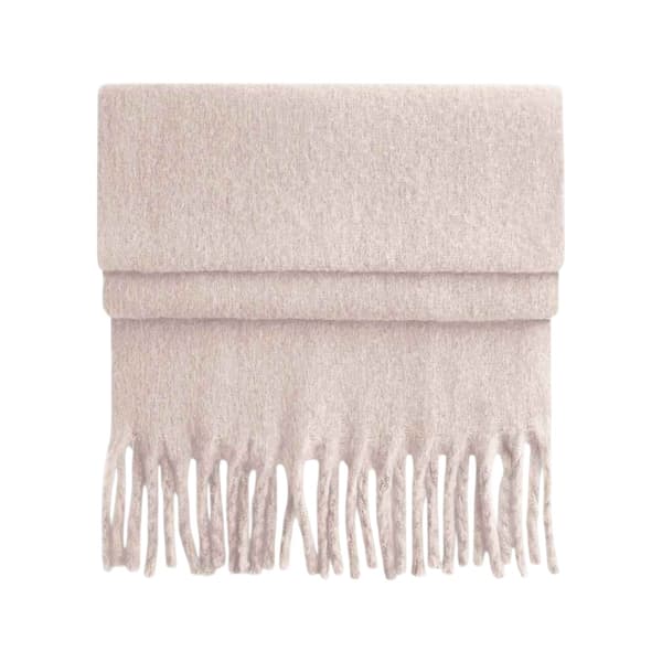 Beechfield Fluffy Scarf One Size Blush Pink Blush Pink One Size