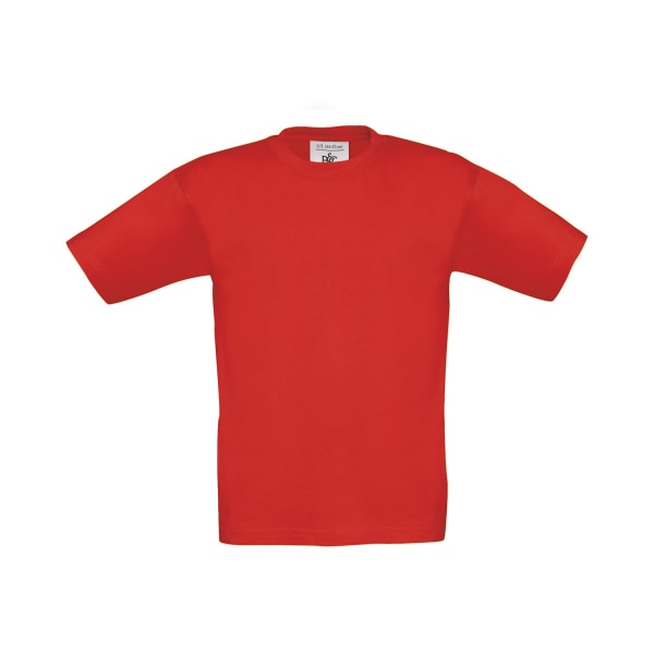 B&C Childrens/Kids Exact 190 T-Shirt 3-4 Years Red Red 3-4 Years