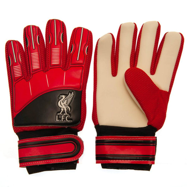 Liverpool FC Delta målvaktshandskar för barn/ungdomar, en storlek, röd Red/Black/White One Size