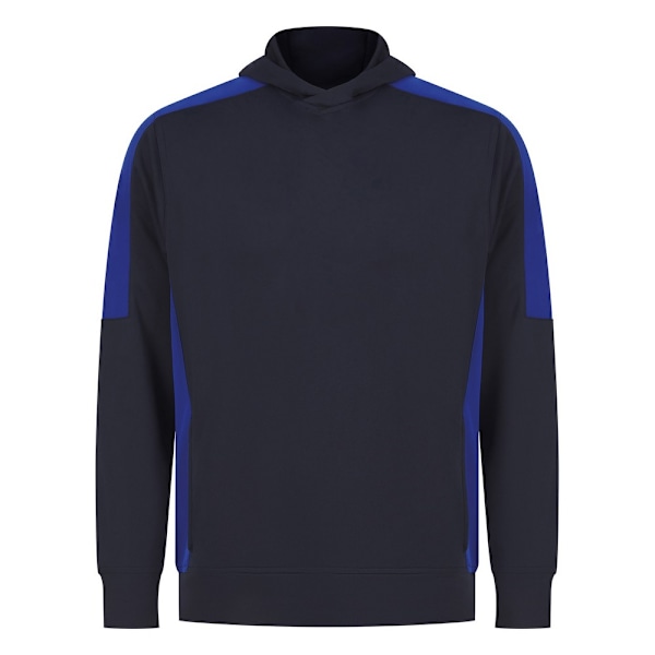 Finden & Hales Unisex Adult Contrast Panel Hoodie M Navy/Royal Navy/Royal Blue M