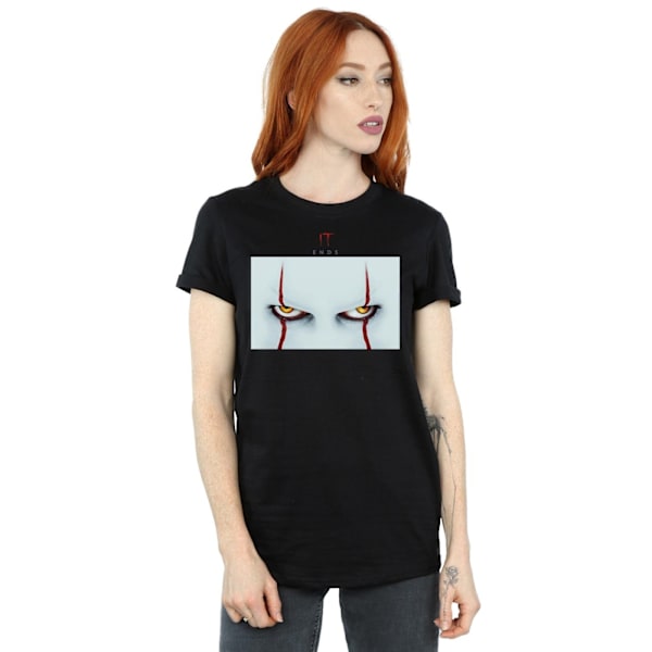 It Chapter 2 Dam/Dam Pennywise It Ends Bomull Boyfriend T Black 3XL