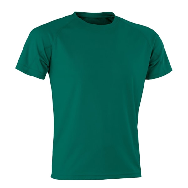 Spiro Adults Unisex Impact Aircool Tee 2XS Flaskegrøn Bottle Green 2XS