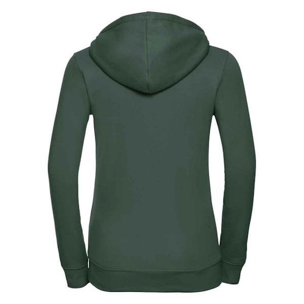 Russell Dam/Damer Authentic Full Zip Hoodie XS Flaskegrön Bottle Green XS