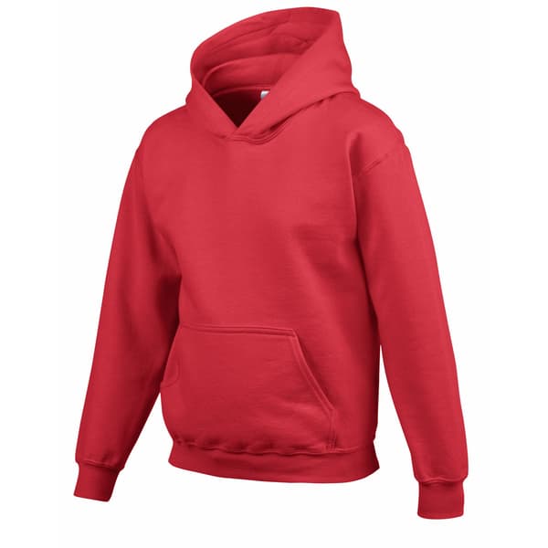 Gildan Barn/Kids Heavy Blend Luvtröja 5-6 år Röd Red 5-6 Years